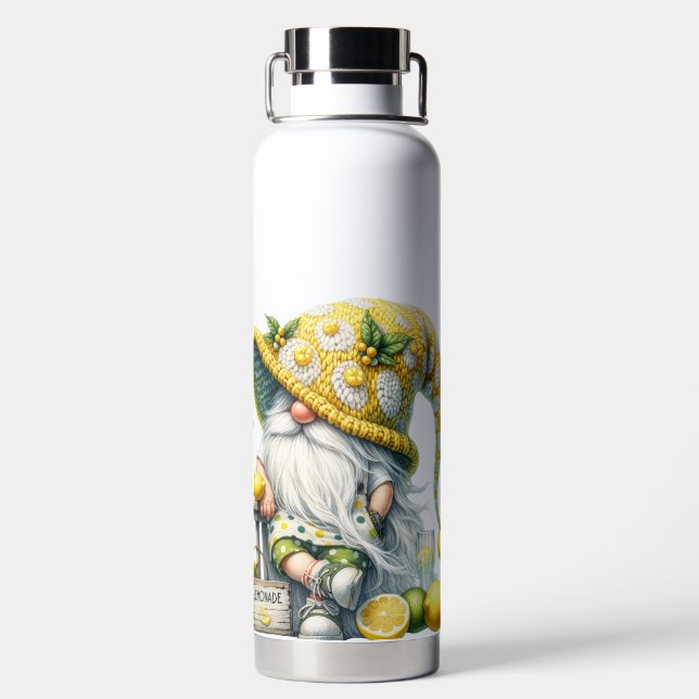 BOTELLA DE AGUA GNOMAS TEMÁTICOS CUTE ADORABE LEMONADE (Parte trasera)