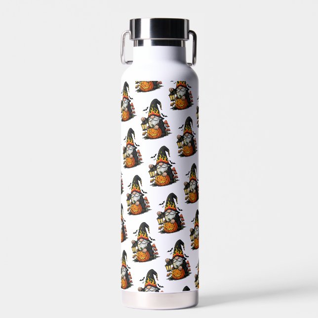 Botella de agua Gnome de Halloween (Delantero)