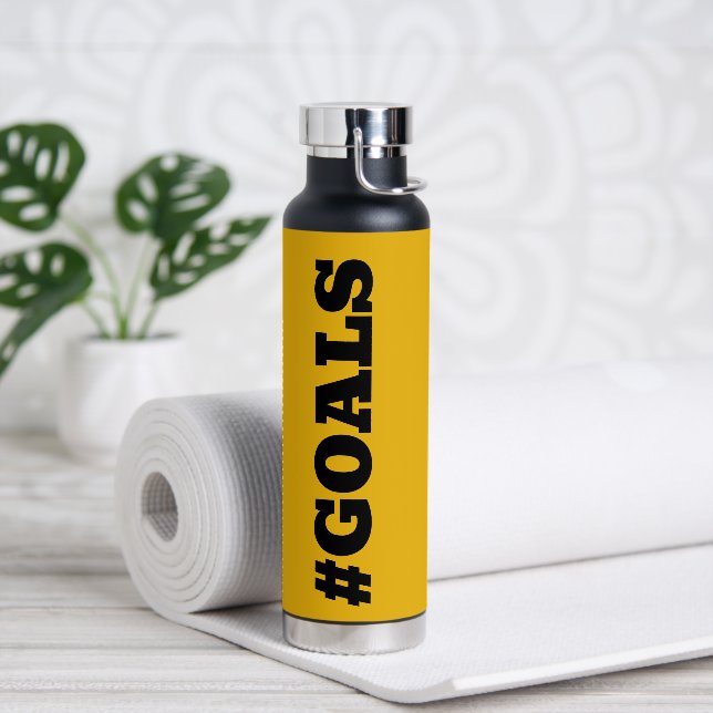 BOTELLA DE AGUA #GOALS (Yoga)