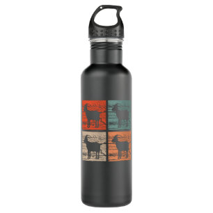 Botella De Agua Goat Retro Vintage