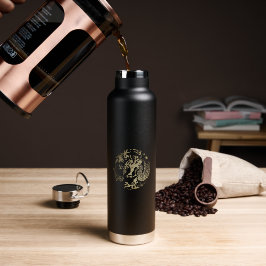 Botella de agua Gold Dragon