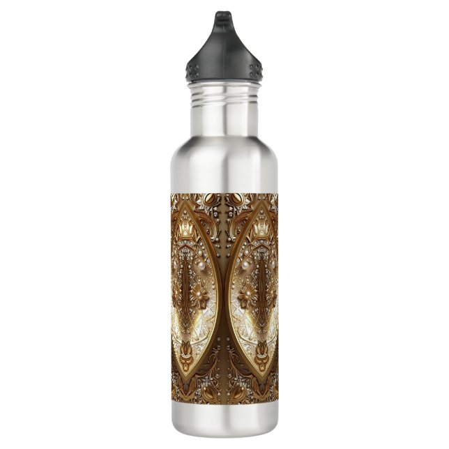 Botella De Agua Golden Ornate Water Bottle (Derecha)