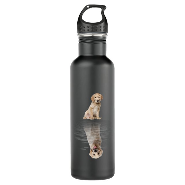Botella De Agua Golden Retriever Life Cute Love Golden Retriever (Anverso)
