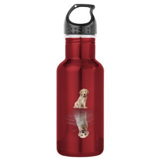 Botella De Agua Golden Retriever Life Cute Love Golden Retriever