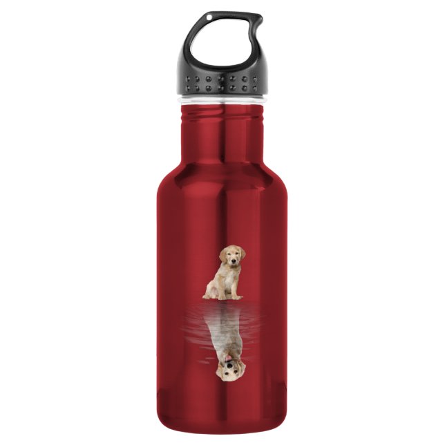 Botella De Agua Golden Retriever Life Cute Love Golden Retriever (Anverso)