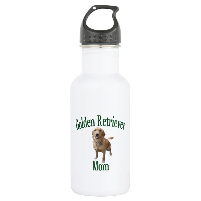 Botella De Agua Golden Retriever Mom (Anverso)