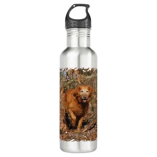 Botella De Agua Golden Retriever Sportsmans Mejor Amigo (Anverso)