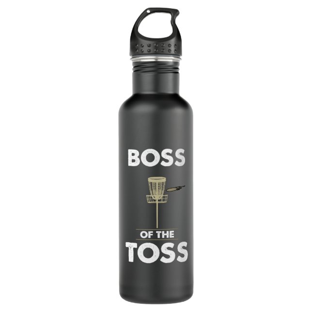 Botella De Agua Golf de disco - Jefe de la Toss (Anverso)