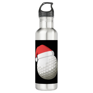 Botella De Agua Golf de Navidades de Santa Hat