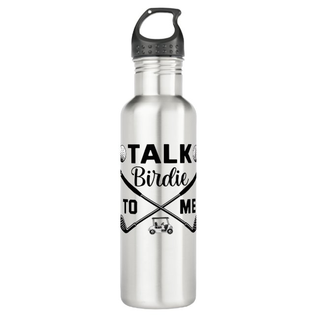 Botella De Agua Golf Talk Birdie to Me Divertido (Anverso)