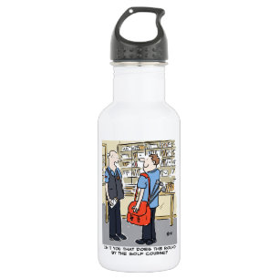 Botella De Agua Golfer Postman ama al Personalizado de golf