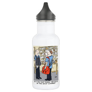 Botella De Agua Golfer Postman ama al Personalizado de golf