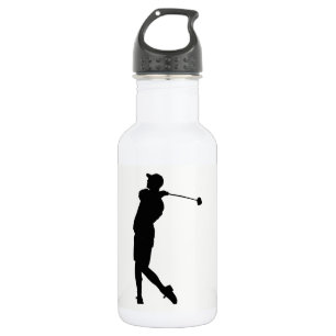 Botella De Agua Golfer Silhouette