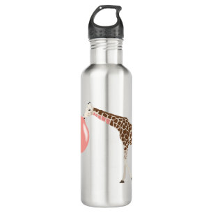 Botella De Agua Goma de burbuja Girafa burbuja