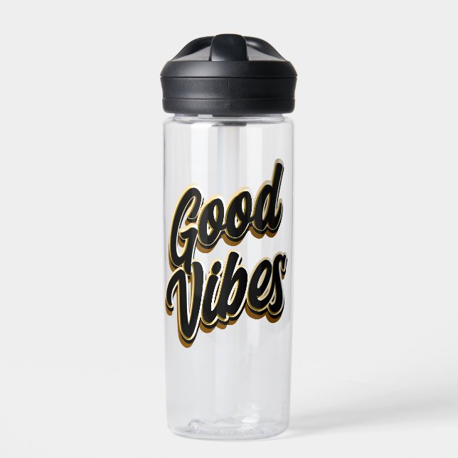 Botella de agua Good Vibes (Delante)