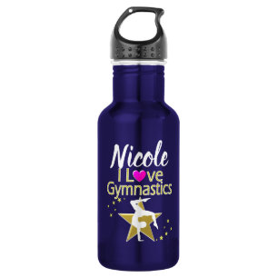 BOTELLA DE AGUA GORGEOUS GOLD I LOVE EL DISEÑO DE GIMNASTICAS