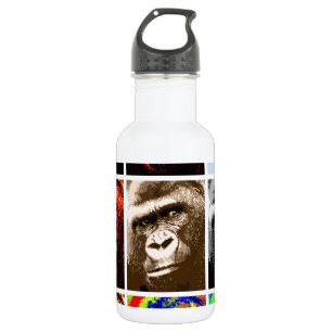 Botella De Agua Gorilas de arte pop