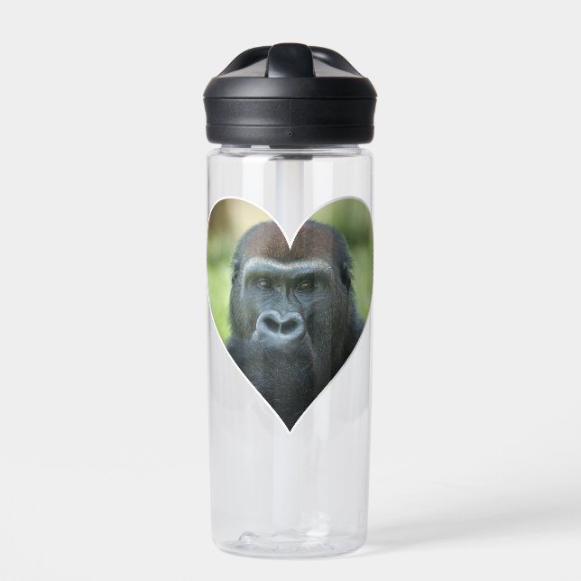 Botella De Agua Gorilla Heart (Delante)