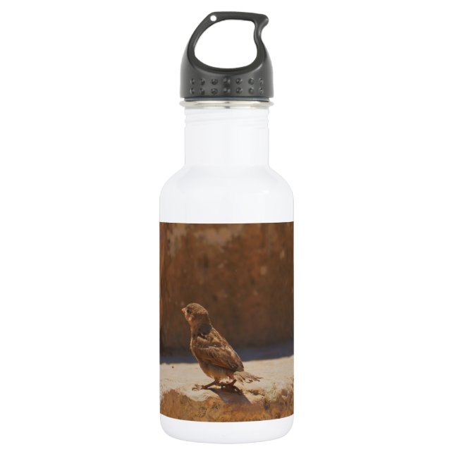 Botella De Agua Gorrión joven (Anverso)
