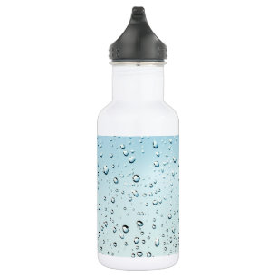 Botella De Agua Gotas de lluvia