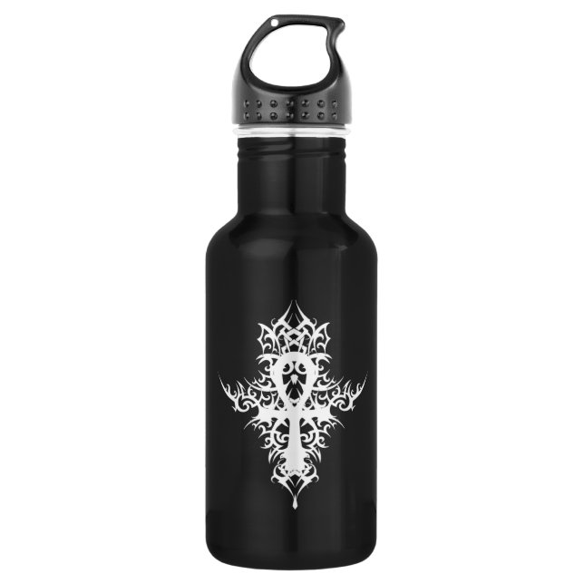 Botella De Agua Gothic Ankh (Anverso)