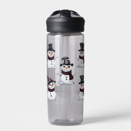 Botella De Agua Gothic Snowman
