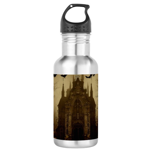Botella De Agua Gótico/Halloween/otoño/calabaza (Anverso)