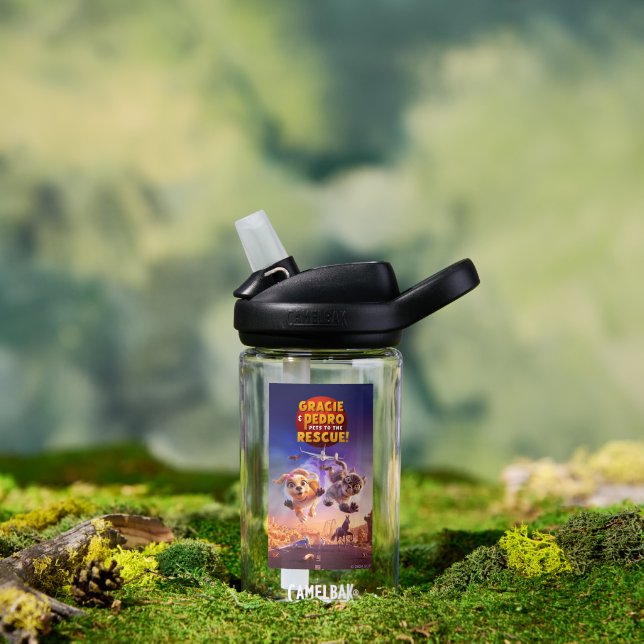Botella De Agua Gracie y Pedro: ¡Mascotas al rescate! (Al aire libre)