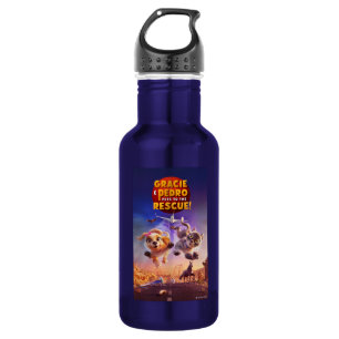 Botella De Agua Gracie y Pedro: ¡Mascotas al rescate!