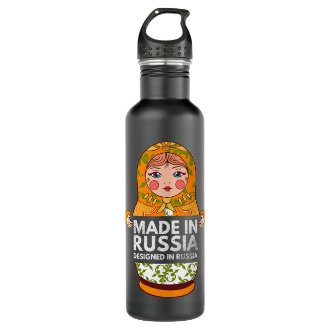 Botella De Agua Graciosa Matryoshka Nesting Doll Stacking Russian  (Anverso)
