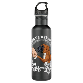 Botella De Agua Gracioso Boxer Dog Boxer Perro Lover