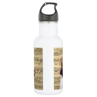 Botella De Agua Gracioso conejo violinista