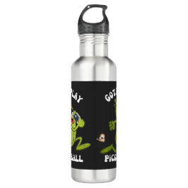 Botella De Agua Gracioso Monogramo Gota Play Pickleball