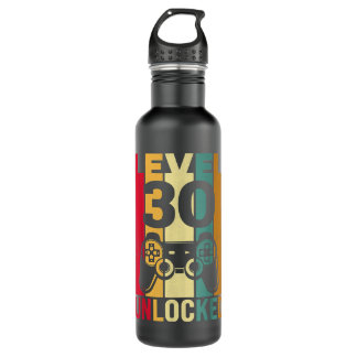 Botella De Agua Gracioso nivel 30 Lo desbloqueó Hombres BDay cumpl