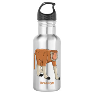 Botella De Agua Gracioso proboscito personalizado ilustracion