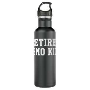 Botella De Agua Gracioso Regalo de Música Emo Niño Triste Retirado