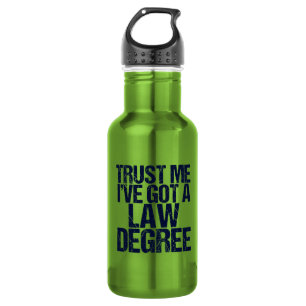 Botella De Agua Graduación de la Facultad de Derecho Divertida Cit