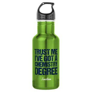 Botella De Agua Graduación de Química Divertida Humor de Graduado