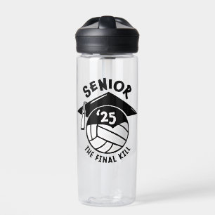 Botella De Agua Graduación Senior 2025 del voleibol