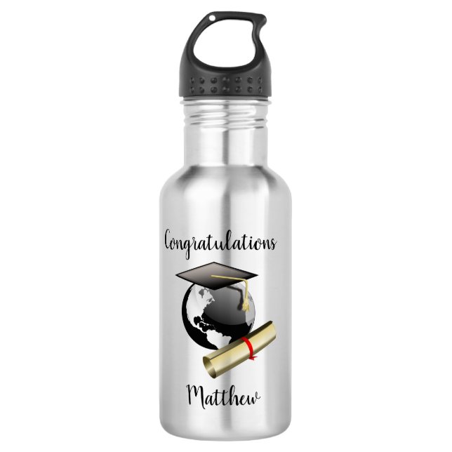 Botella De Agua Graduado (Anverso)