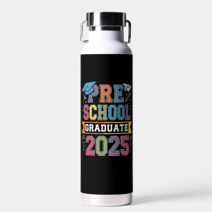 Botella De Agua Graduado de Preescolar 2025 Graduación Escuela Pre
