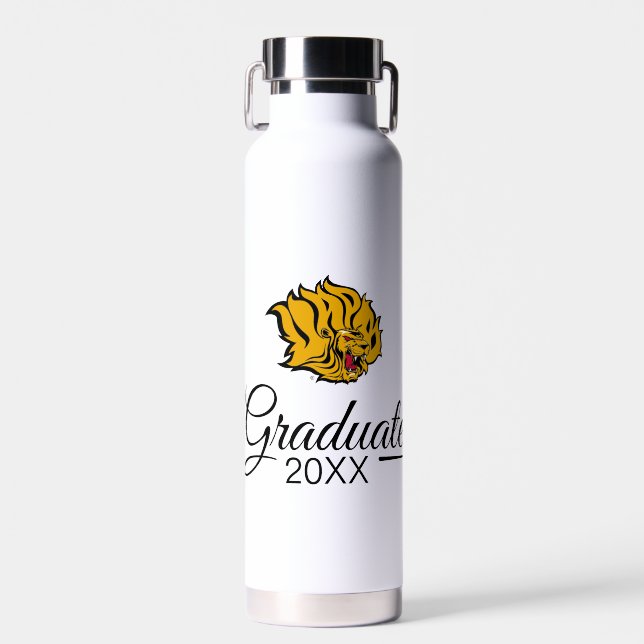 Botella De Agua Graduado de UAPB Golden Lions (Delantero)