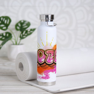 Botella De Agua Graffiti HOPE Gráfica de "Estar inspirado"