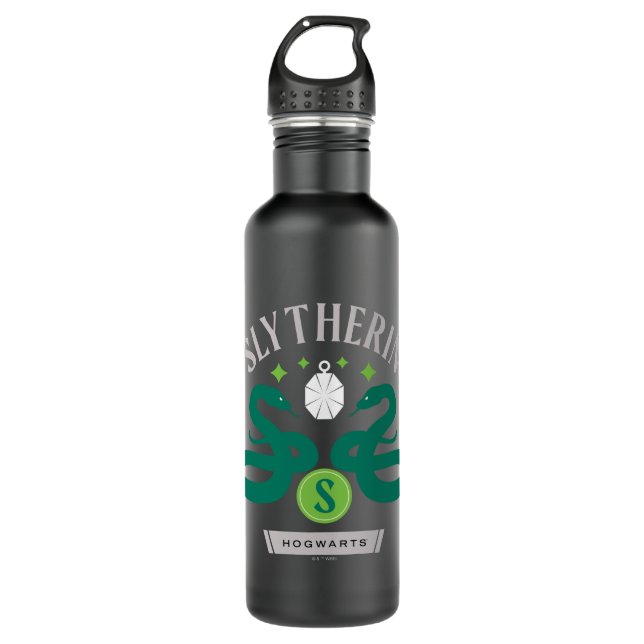 Botella De Agua Gráfica de bloqueo de serpiente doble SLYTHERIN™ H (Anverso)
