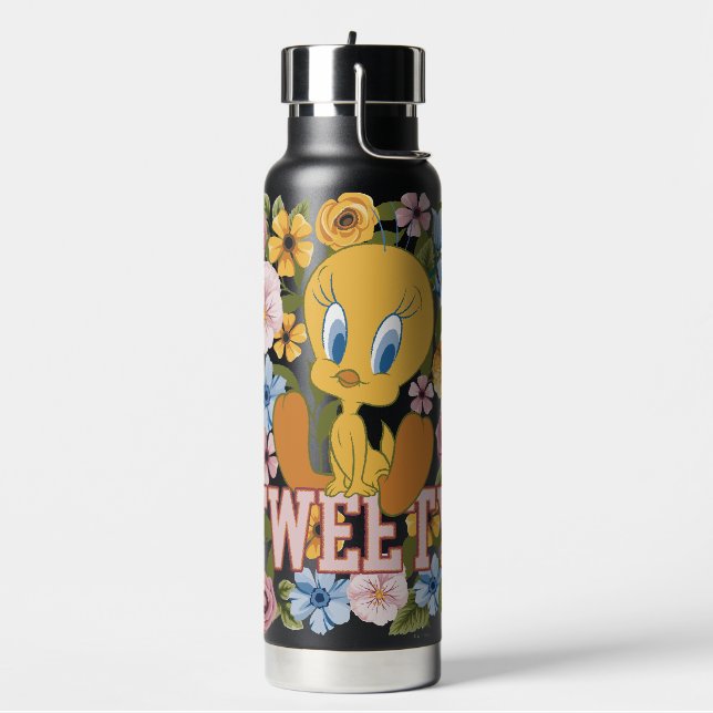 Botella De Agua Gráfica de bordado floral TWEETY™ (Izquierda)