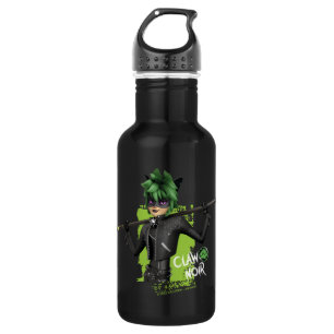Botella De Agua Gráfica de carácter de negrita milagrosa para volv