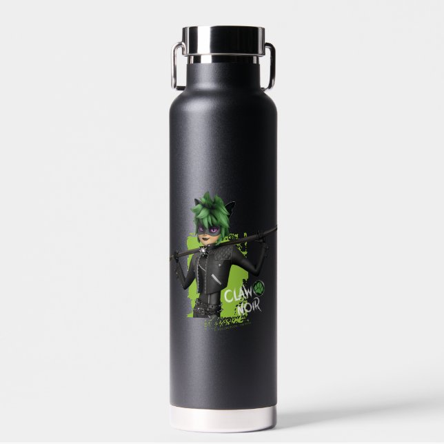 Botella De Agua Gráfica de carácter de negrita milagrosa para volv (Delantero)