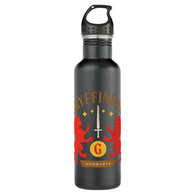 Botella De Agua Gráfica de doble león de la casa GRYFFINDOR™ (Anverso)