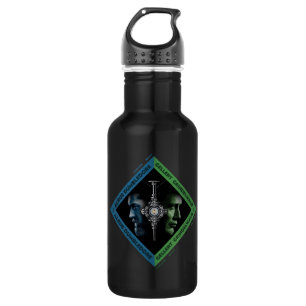 Botella De Agua Gráfica de troto de sangre de dumbledore y grindl
