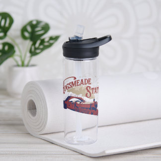 Botella De Agua Gráfica Vintage de la estación HOGSMEADE